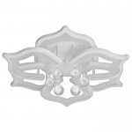 Люстра с ПДУ 671141/6 LED 170Вт диммер 3 режима 3000-6000К белый 51х51х20 см