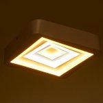 Светильник 671147/1 LED 58Вт 3 режима 3000-6000К белый 25х25х5 см