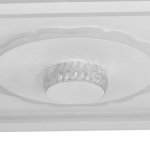 Светильник с ПДУ 671147/1 LED 150Вт диммер 3 режима 3000-6000К белый 48х48х8 см