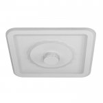 Светильник с ПДУ 671147/1 LED 150Вт диммер 3 режима 3000-6000К белый 48х48х8 см