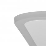 Светильник с ПДУ 671148/1 LED 136Вт диммер 3 режима RGB 3000-6000К белый 45х45х8 см