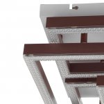 Люстра с ПДУ 671149/5 LED 112Вт диммер 3 режима 3000-6000К кофе 55х55х13,5 см