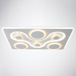 Люстра с ПДУ 671150/1 LED 252Вт диммер 3 режима 3000-6000К белый 90х80х8,5 см