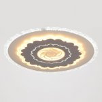 Люстра с ПДУ 671152/1 LED 144Вт диммер 3 режима 3000-6000К белый 50х50х6 см