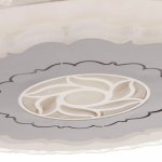 Люстра с ПДУ 671152/1 LED 144Вт диммер 3 режима 3000-6000К белый 50х50х6 см