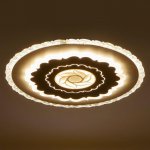 Люстра с ПДУ 671152/1 LED 144Вт диммер 3 режима 3000-6000К белый 50х50х6 см