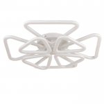 Люстра с ПДУ 671153/8 LED 240Вт диммер 3 режима 3000-6000К белый 65х65х10 см