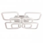 Люстра с ПДУ 671154/8 LED 232Вт диммер 3 режима 3000-6000К белый 60х60х13 см