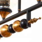 Люстра 670801/3 E27 40Вт черный-медь 88х19х85 см