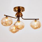 Люстра 670803/4 G9 40Вт черный-золото 50х50х30 см