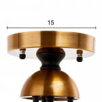 Люстра 670803/4 G9 40Вт черный-золото 50х50х30 см