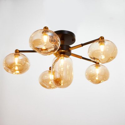 Люстра 670805/3+1 E27 40Вт+ G9 40Вт черный-золото 60х60х26 см Люстра 670805/3+1 E27 40Вт+ G9 40Вт черный-золото 60х60х26 см