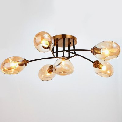 Люстра 670806/5+1 E27 40Вт+ G9 40Вт черный-золото 73х73х27 см Люстра 670806/5+1 E27 40Вт+ G9 40Вт черный-золото 73х73х27 см