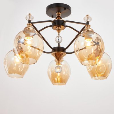 Люстра 670808/5 E27 40Вт черный-золото 61х61х39 см Люстра 670808/5 E27 40Вт черный-золото 61х61х39 см