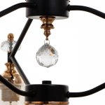 Люстра 670809/3 E27 40Вт черный-золото 55х55х40 см