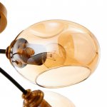 Люстра 670810/5 E27 40Вт черный-золото 73х73х24 см