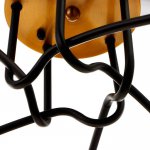 Люстра 670810/5 E27 40Вт черный-золото 73х73х24 см