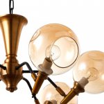 Люстра 670812/6 E14 40Вт черный-золото 77х77х84 см