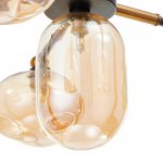 Люстра 670813/6 G9 40Вт черный-золото 61х61х25 см