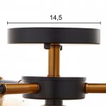 Люстра 670814/4 G9 40Вт черный-золото 55х55х25 см