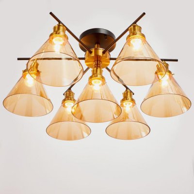 Люстра 670815/7 E27 40Вт черный-золото 72х72х27 см Люстра 670815/7 E27 40Вт черный-золото 72х72х27 см