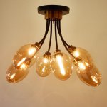 Люстра 670816/6 G9 40Вт черный-золото 50х50х47 см