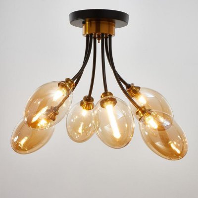 Люстра 670816/6 G9 40Вт черный-золото 50х50х47 см