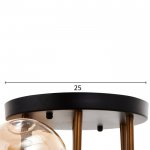 Люстра 670818/7 G9 40Вт черный-золото 85x85х28 см