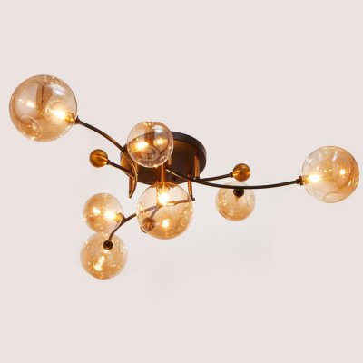 Люстра 670818/7 G9 40Вт черный-золото 85x85х28 см Люстра 670818/7 G9 40Вт черный-золото 85x85х28 см