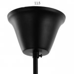 Люстра 670820/6 G9 40Вт черный-золото 60x60х102 см