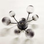 Люстра 670822/7 G9 40Вт черный-золото 55x55х28 см