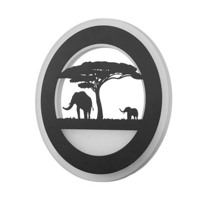 Бра 671205B/1 LED 24Вт 3000-4000К черный 22х3,5х22 см Бра 671205B/1 LED 24Вт 3000-4000К черный 22х3,5х22 см