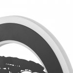 Бра 671205B/1 LED 24Вт 3000-4000К черный 22х3,5х22 см