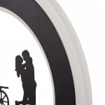 Бра 671210B/1 LED 24Вт 3000-4000К черный 22х3,5х22 см