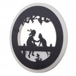 Бра 671214B/1 LED 24Вт 3000-4000К черный 22х3,5х22 см