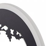 Бра 671214B/1 LED 24Вт 3000-4000К черный 22х3,5х22 см