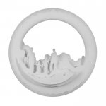 Бра 671216B/1 LED 33Вт 3000-4000К белый 28х3,5х28 см