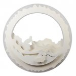 Бра 671217B/1 LED 33Вт 3000-4000К белый 28х3,5х28 см