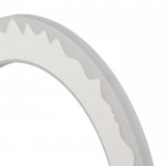 Бра 671217B/1 LED 33Вт 3000-4000К белый 28х3,5х28 см