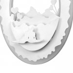 Бра 671218B/1 LED 27Вт 3000-4000К белый