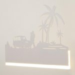 Бра 671220B/1 LED 16Вт 3000-4000К белый 38х3,5х25 см