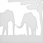 Бра 671221B/1 LED 16Вт 3000-4000К белый 38х4х22 см