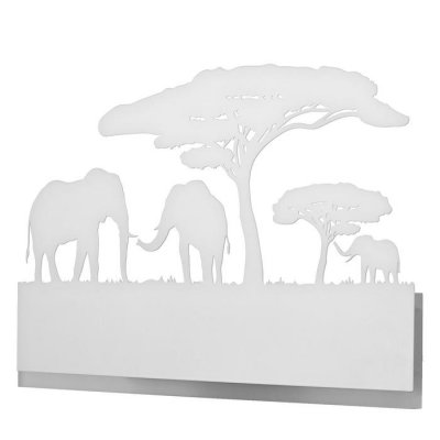 Бра 671221B/1 LED 16Вт 3000-4000К белый 38х4х22 см