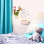 Бра 671224B/1 LED 24Вт 3000К белый 25х8х21 см