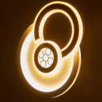 Бра 671228B/1 LED 29Вт 3000-4000К белый-черный 22х5,5х24 см