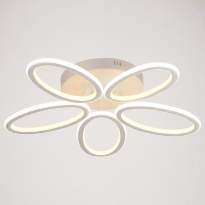 Люстра 8004672/5 LED 120Вт 3000К 6000К белый 64,5х64,5х8 см