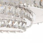 Люстра c ПДУ 9905672 LED 100Вт 3 режима диммер 3000-6000К хром 60х40х14 см