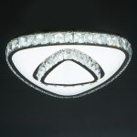 Люстра c ПДУ 9908672 LED 100Вт 3 режима диммер 3000-6000К хром 45х45х13 см