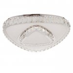 Люстра c ПДУ 9908672 LED 100Вт 3 режима диммер 3000-6000К хром 45х45х13 см