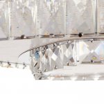 Люстра c ПДУ 9908672 LED 100Вт 3 режима диммер 3000-6000К хром 45х45х13 см